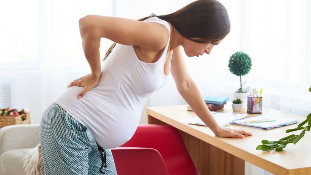bolesť chrbta počas tehotenstva