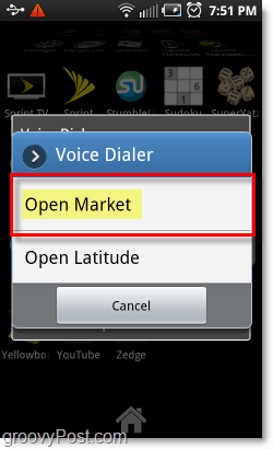 Otvorte trh Android aplikácií hlasom na telefónoch s Androidom