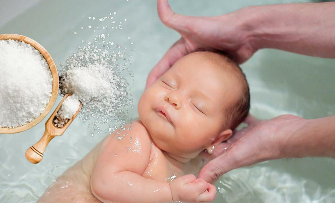 Je škodlivé kúpať deti soľou? Odkiaľ pochádza zvyk solenia novorodencov?