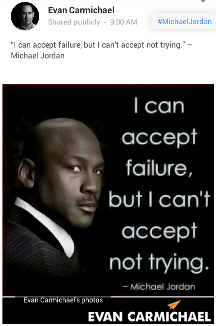 značkový obrázok citátu michaela jordana na google +