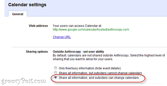 Zobraziť súkromnú adresu URL Kalendára Google Apps