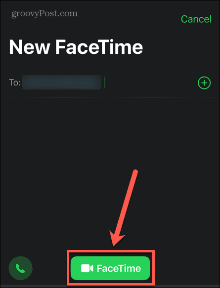 tlačidlo facetime iphone