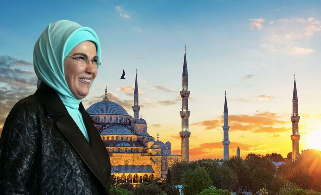 Zdieľanie ramadánu od Emine Erdoğanovej: Prajem si, aby ramadán priniesol do našej krajiny pohodu