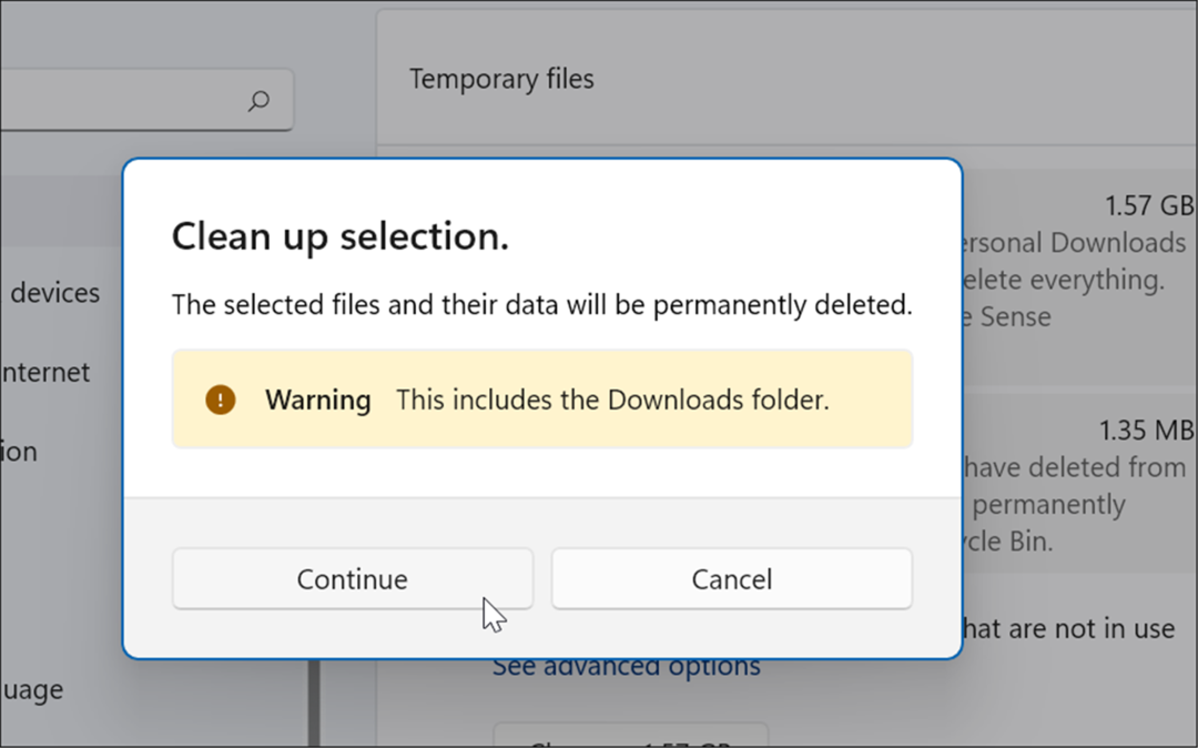 OVEROVACIA SPRÁVA odstráňte dočasné súbory v systéme Windows 11