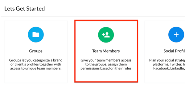 Začnite pridaním členov tímu do svojho účtu Statusbrew.