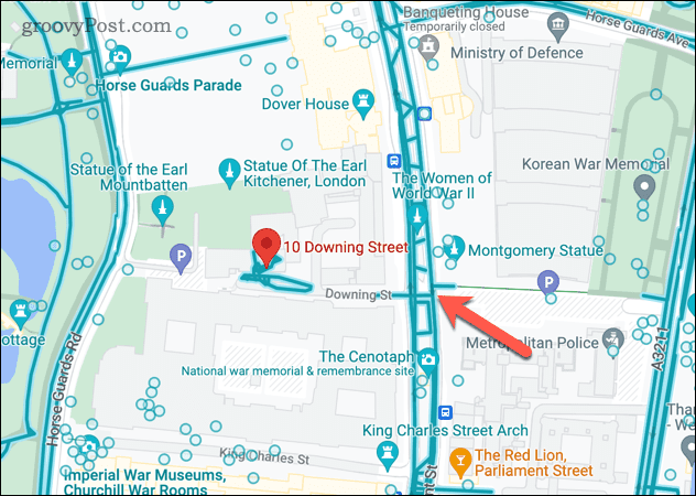 Cesty zobrazenia ulíc v Mapách Google