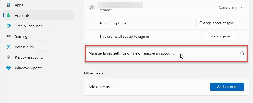 Nastavte rodičovskú kontrolu v systéme Windows 11