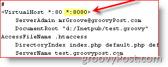Nakonfigurujte Apahce na používanie viacerých portov:: groovyPost.com