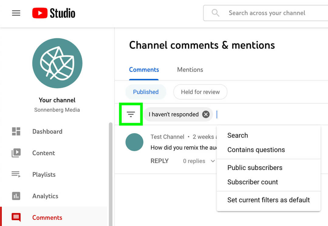 ako-marketeri-mozu-maximalizovat-komentarske-funkcie-uznacenie-najhornejsich-komentov-youtube-studio-triedit-filtrovat-klucove-slova-alebo-otazky-sonnenbergmedia-priklad-12