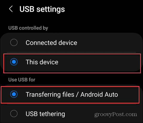 Preneste fotografie z Androidu na USB disk
