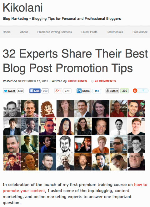 32 odborníkov zdieľa svoj najlepší blogový príspevok