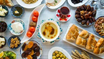 Ako je to menu sahur a iftar, ktoré nepriberá na váhe? Dietetické návrhy ramadánu ...