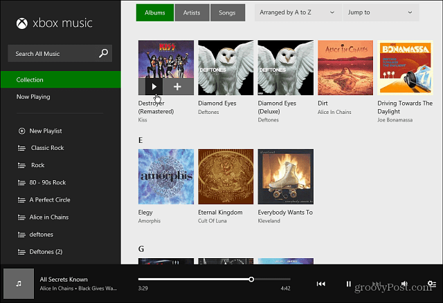 Hudobné webové rozhranie Xbox