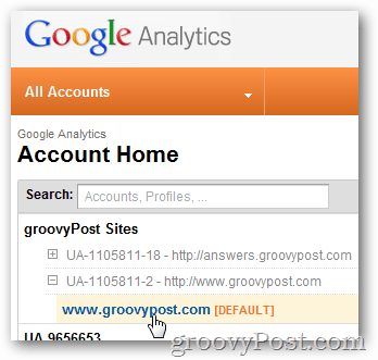 google analytics login na web