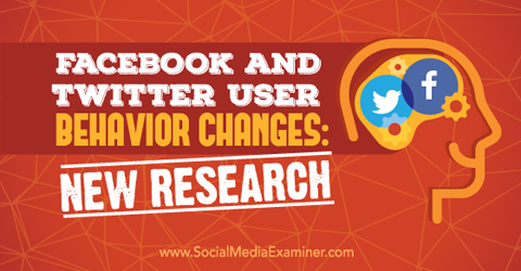 výskum správania používateľov twitterov a facebookov
