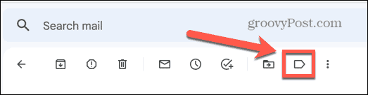 ikona štítkov Gmail