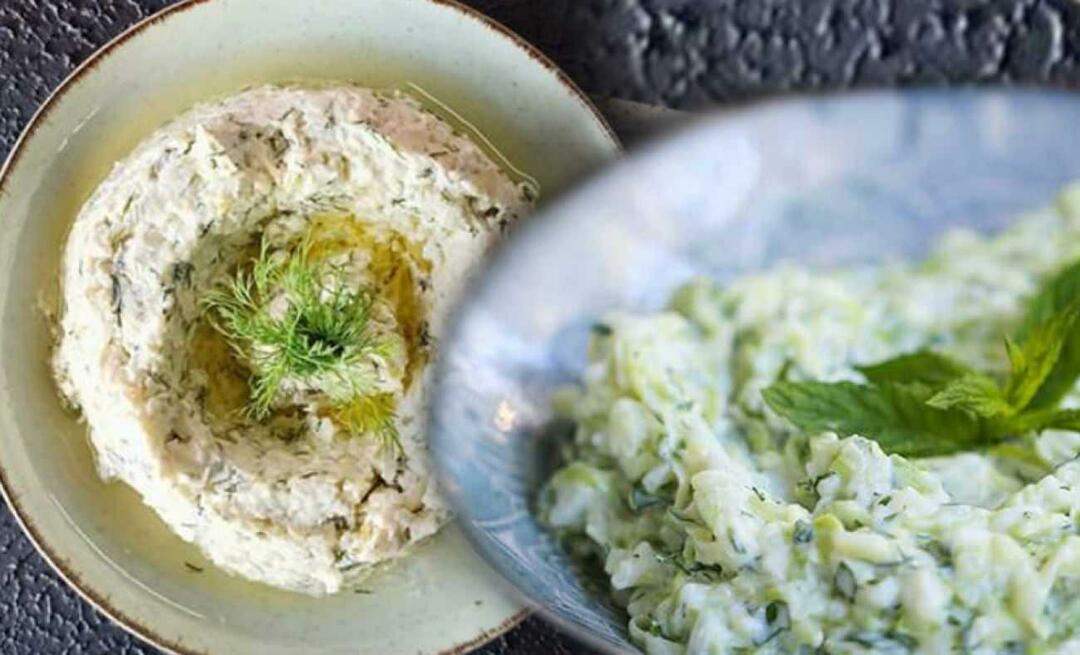 Ako pripraviť predjedlo Nuraniye z regiónu Ege? Recept na zdravý šalát Nuraniye Meze!