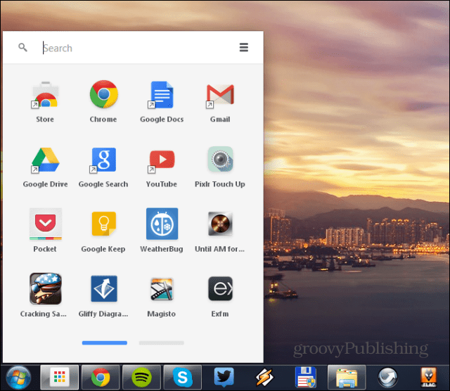 Google je Axing Desktop Spúšťač aplikácií Chrome