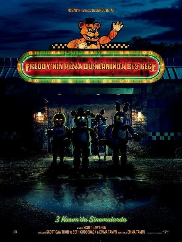 Filmový plagát Five Nights at Freddy's Pizza