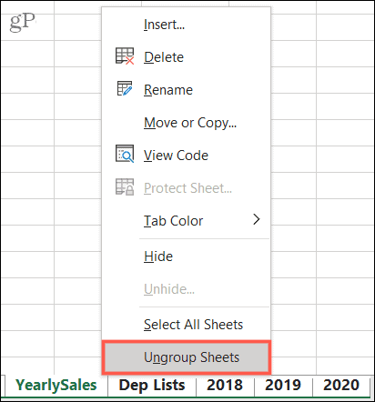 Oddeliť tabuľky v programe Excel