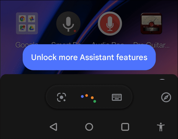 spustiť Google Assistant