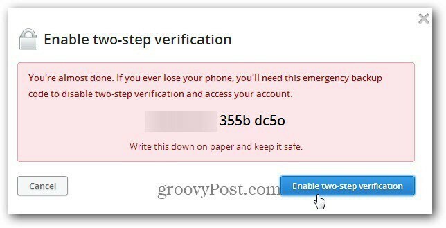 Ako povoliť Dropbox dvojstupňové overenie