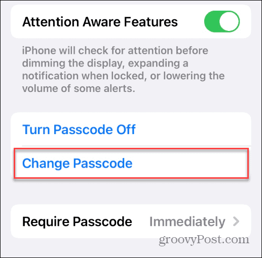 Zmeňte prístupový kód na iPhone