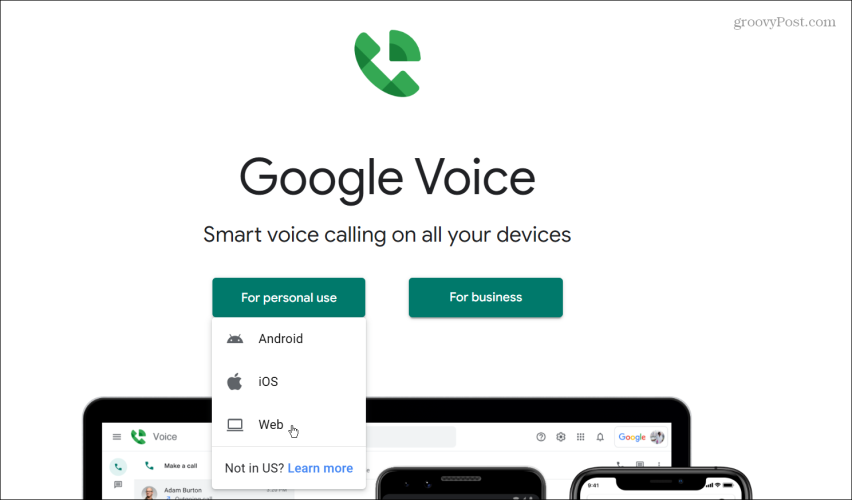 použite Google Voice na uskutočňovanie hovorov z počítača