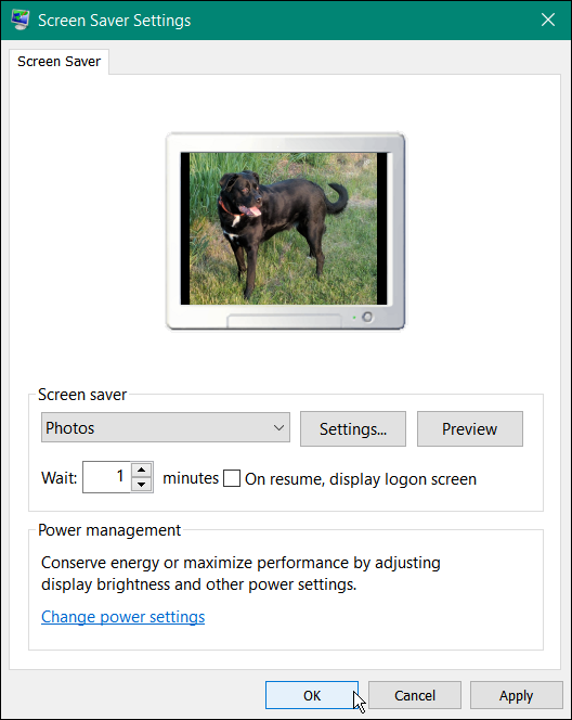 nastaviť fotografie ako šetrič obrazovky v systéme Windows