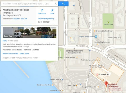 google maps obchodné informácie